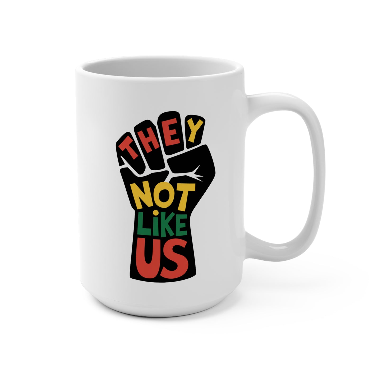 Empowerment Mug 15oz – Bold Afrocentric Design for Inspirational Coffee Lovers