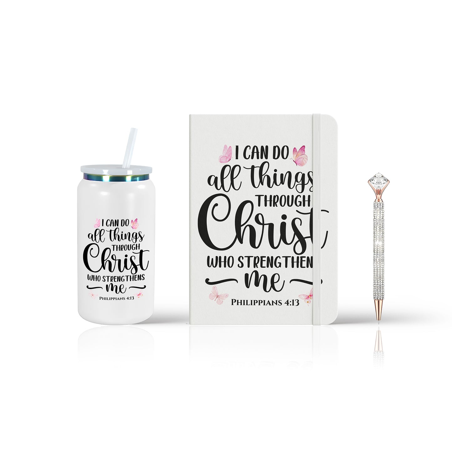 PHILIPPIANS 4:13 Pink BlackGirlMe Empowerment Gift Set