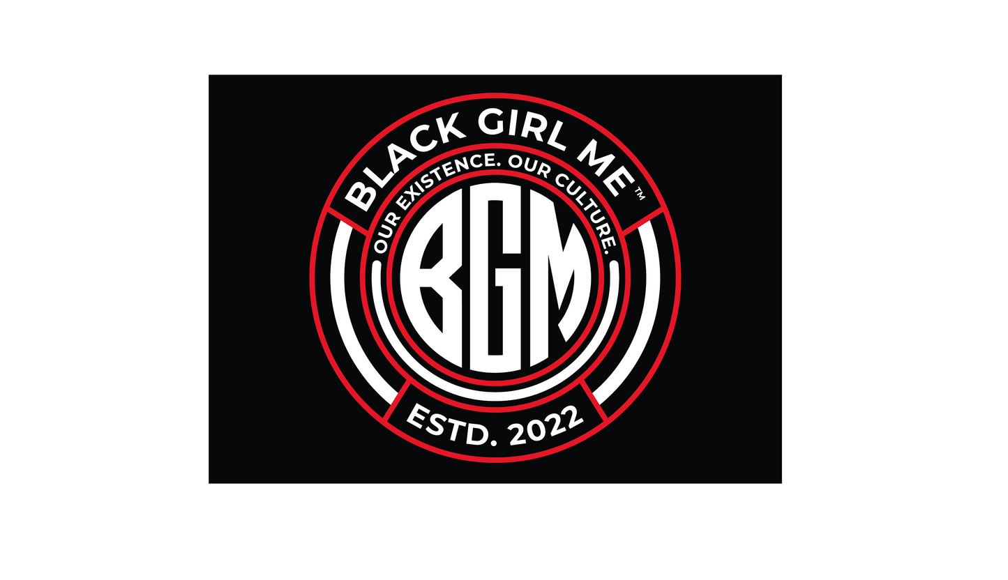 BLACKGIRLME LOGO STATEMENT BUTTON