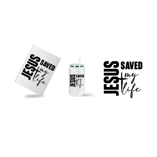 Jesus Saved My Life Journal Cup and Diamond Pen