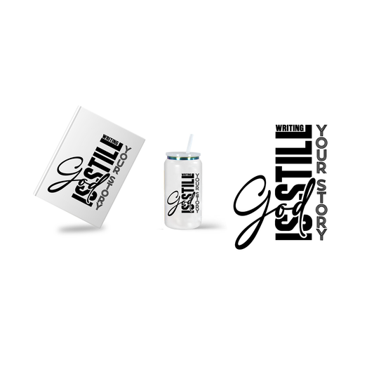 GOD Is Still Writing Your Story Journal Cup and Diamond Pen