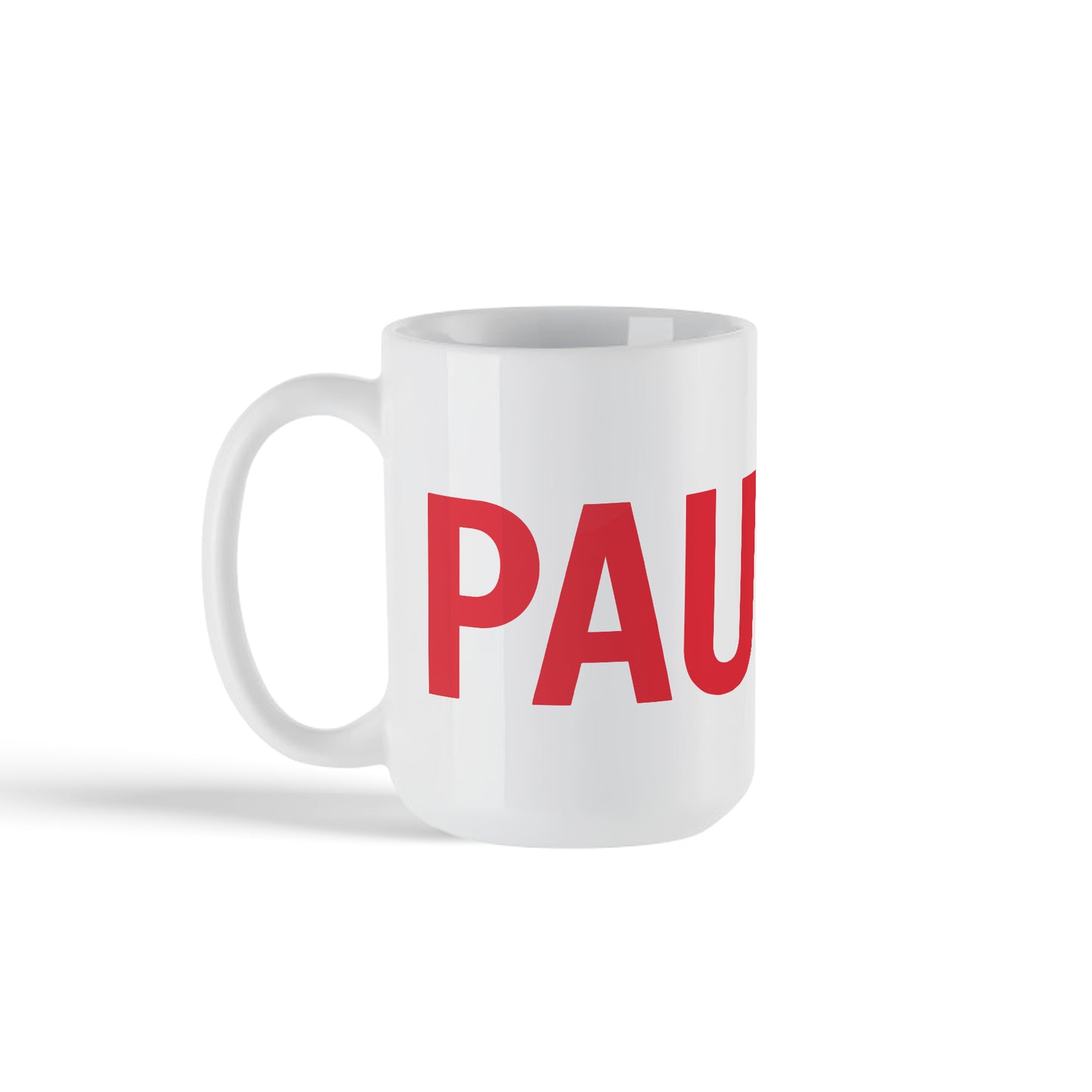 Paused Women Mug | 15oz Inspirational Coffee Cup