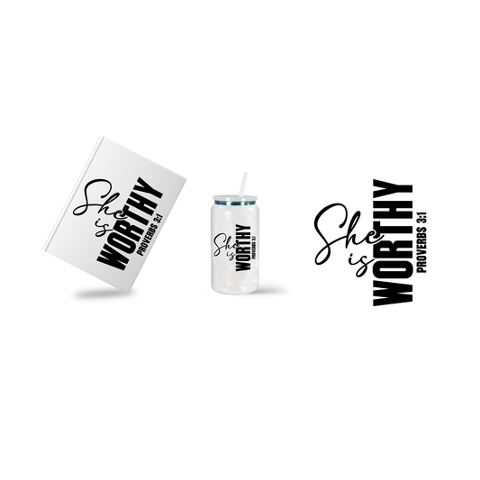 She Is Worthy Proverbs 3:1 Pride Collection