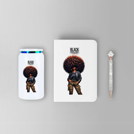 Black Excellence Journal + Tumbler