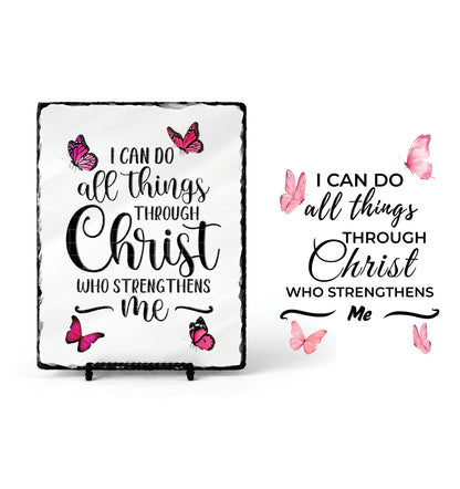 I CAN DO all things Christ WHO STRENGTHENS me