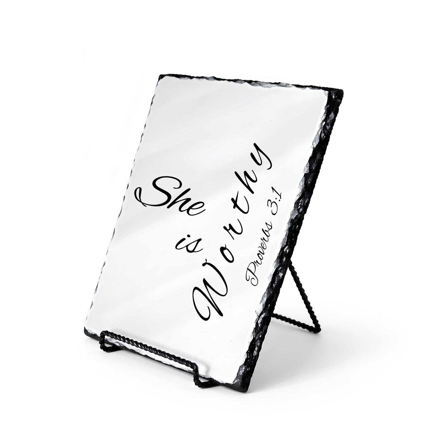 She Is Worthy Proverbs 3:1 Scripture Slate