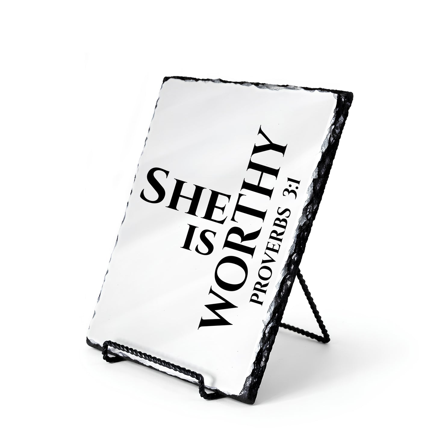 She Is Worthy Proverbs 3:1 Scripture Slate