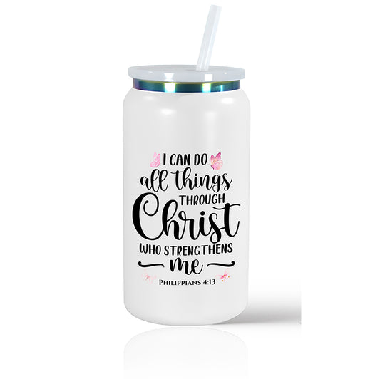 PHILIPPIANS 4:13 Pink BlackGirlMe Empowerment Cups